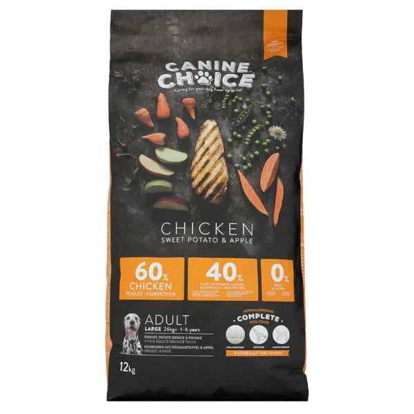 Canine Choice Super Premium Gf Large Adult Dry Chicken 12kg