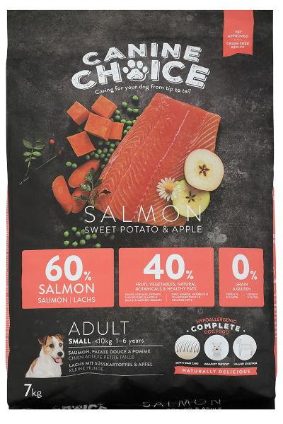 Canine Choice Super Premium Gf Small Adult Dry Salmon 7kg