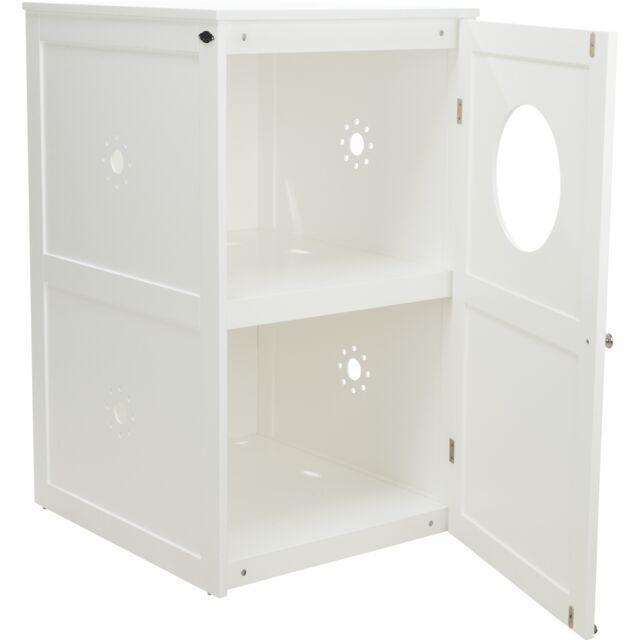 Cat house for litter box XL, 2 levels, MDF