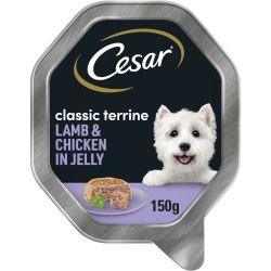 Cesar Classic Terrine with Juicy Lamb and Chicken in Jelly, 14 x 150g
