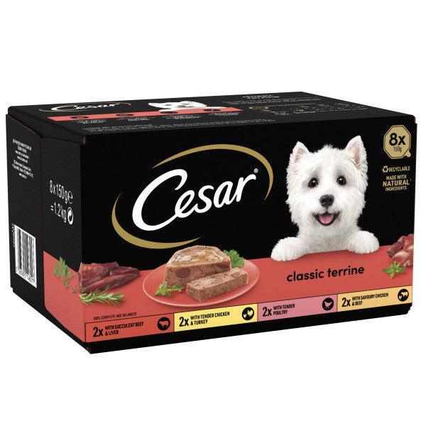 Cesar Tray Classic Terrine Mix 8x150g
