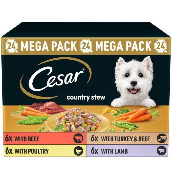 Cesar Tray Country Stew Chick&V 150g
