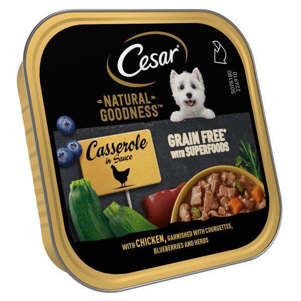 Cesar Tray Nat Good Cas Chck G 100g