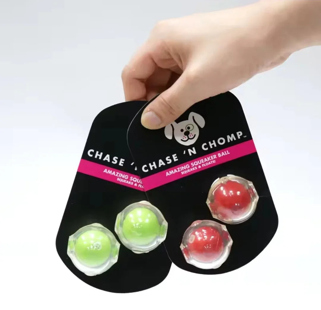 Chomp & Chase XS Squeaking Balls