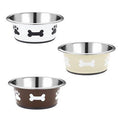Classic Posh Paws Stainless Steel Neutral Non-Slip Dish 900ml
