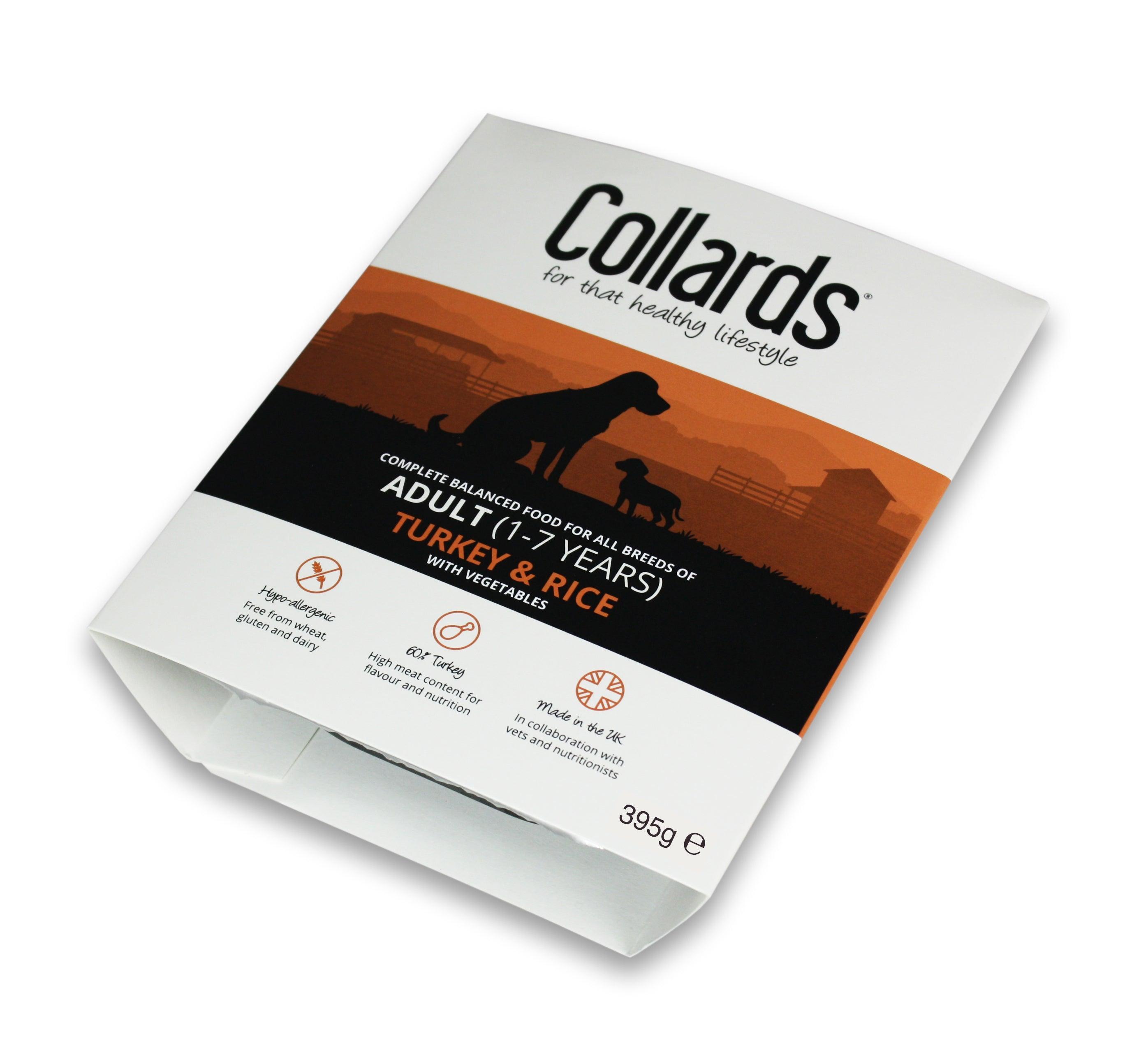 Collards Adult Turkey & Rice 395g