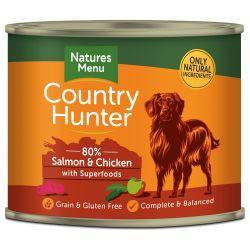 Country Hunter 80% Salmon & Chicken with Superfoods, 6 x 600g