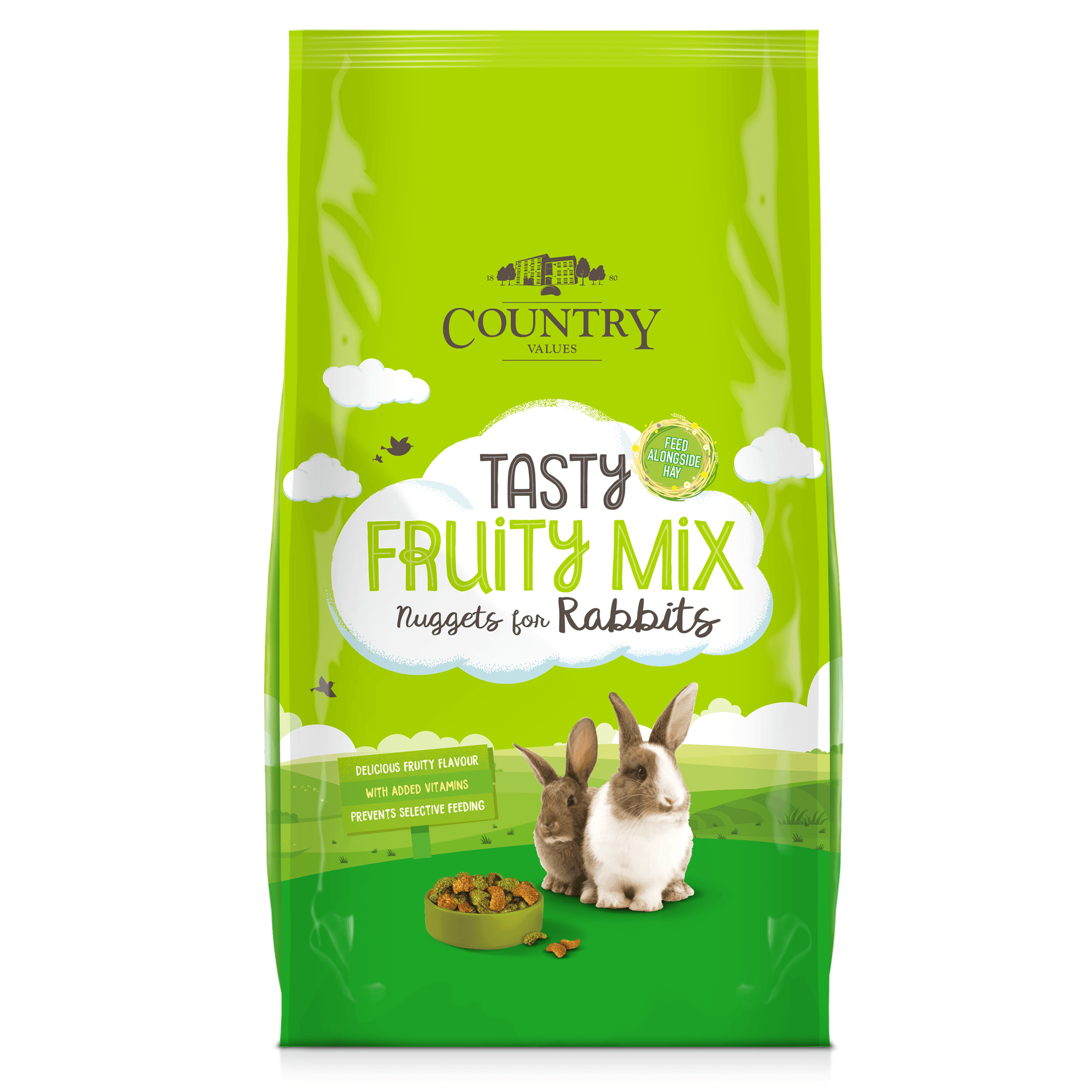 Country Value Rabbit Nuggets (Fruity Mix) – 10kg / 1.5kg