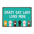 Crazy Cat Lady Tin Sign