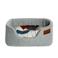 Danish Design Colour Block Silver Lux Slumber Bed Large