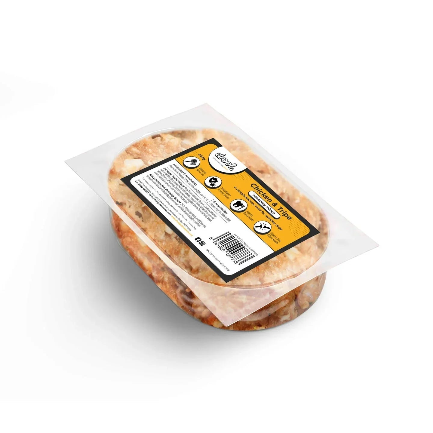 Drool Mince Economy Chicken & Tripe 454g