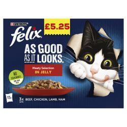ELIX As Good As it Looks Meaty Selection in Jelly Wet Cat Food 48 x 85g