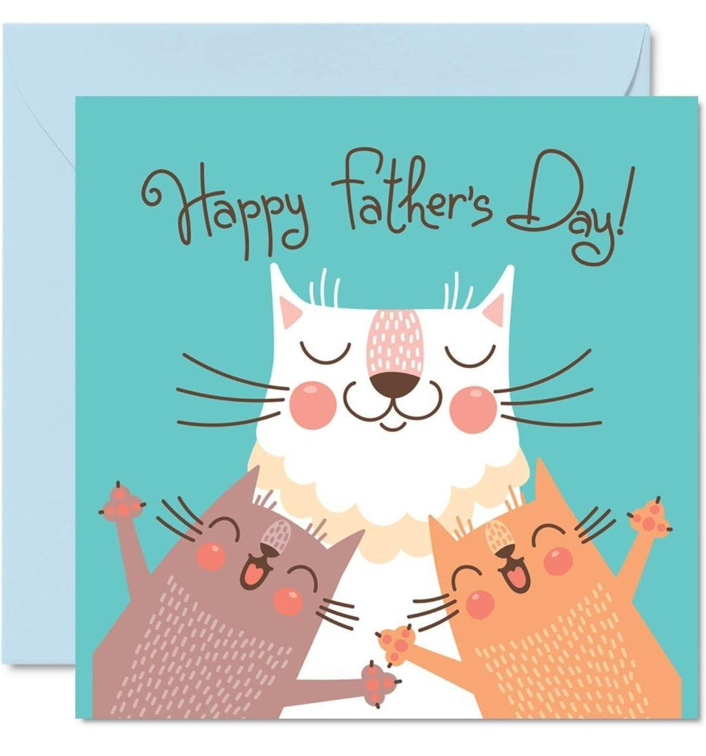 Fathers Day Card - Cat