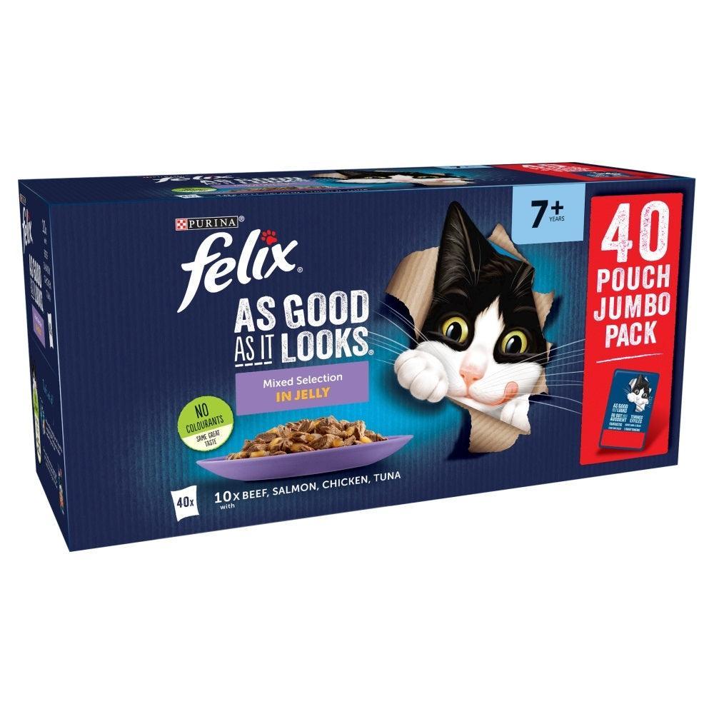 Felix Pouch As Good As It Looks Senior Mixed Selection in Jelly 100g