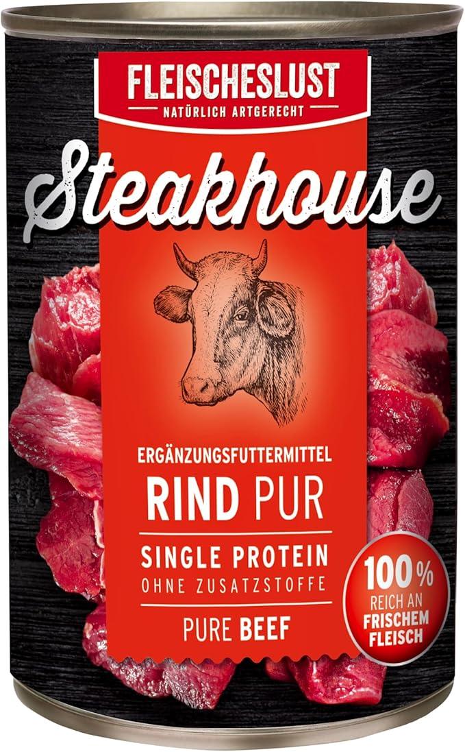 Fleischeslust Steakhouse Pure Beef (6 x 400g)
