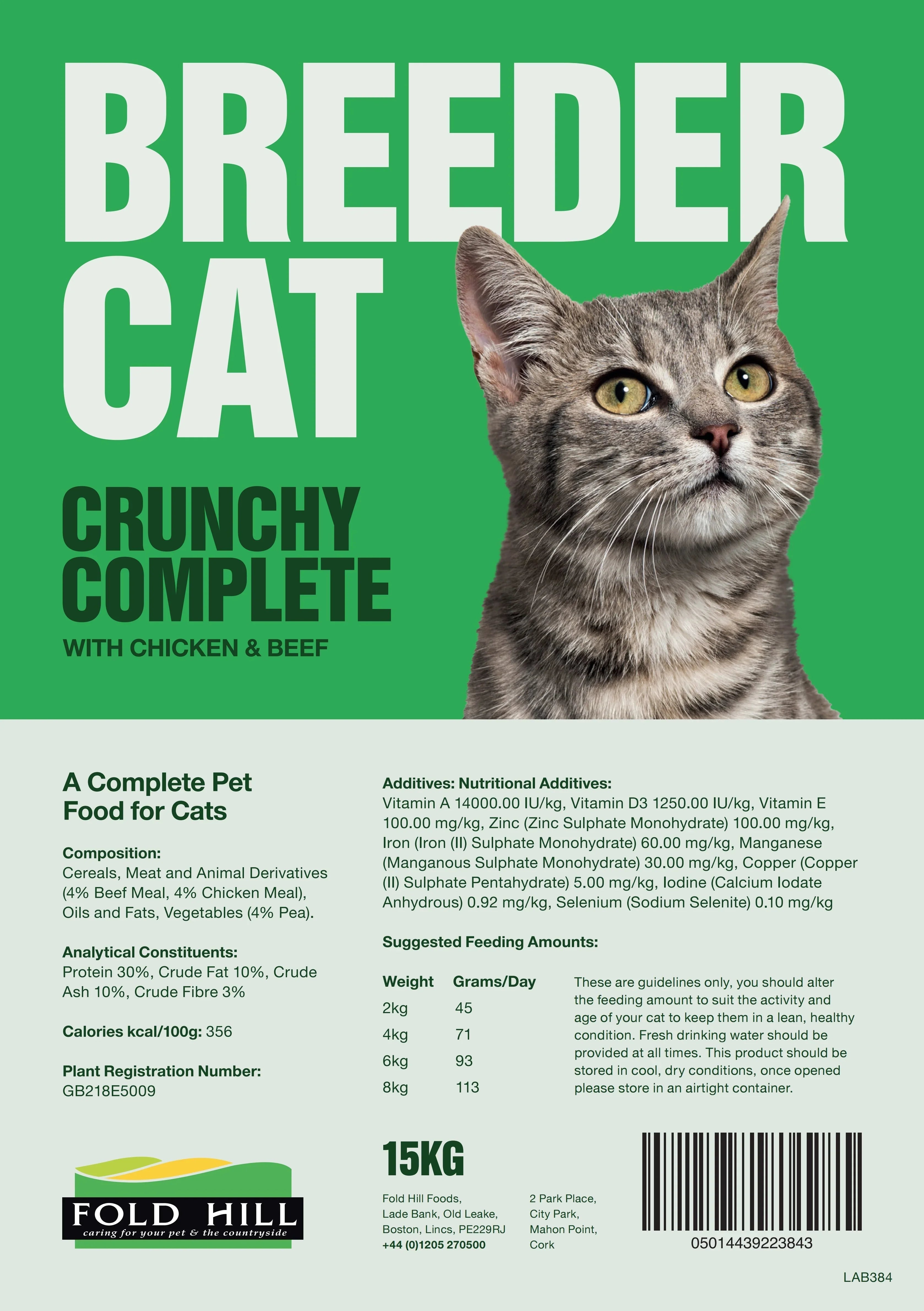 Fold Hill Breeder Cat Complete 15kg