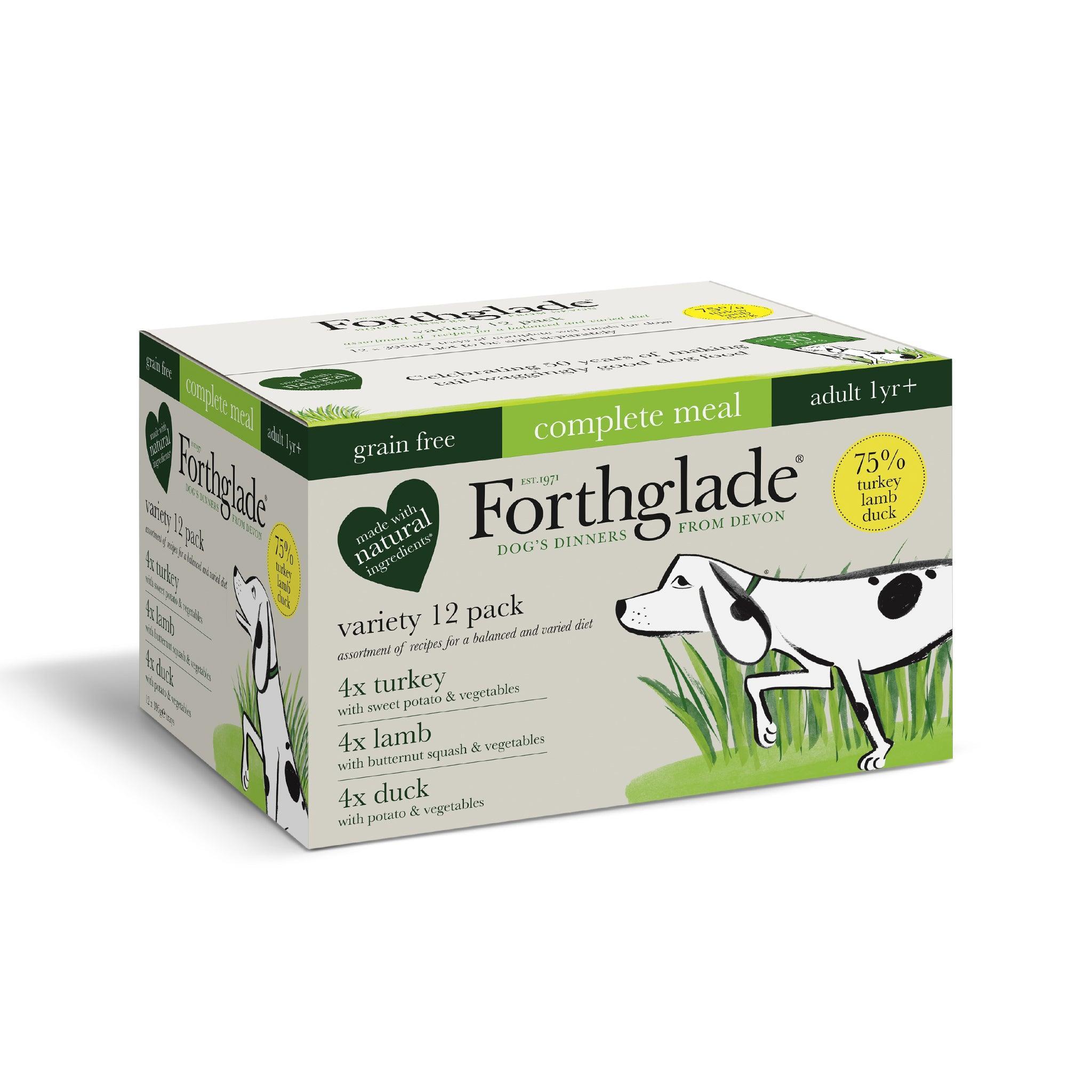 Forthglade Adult Grain Free Variety Trays 395g