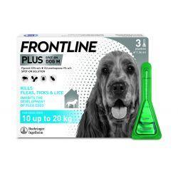 Frontline Plus Medium Dog - 3 Pipettes, 3's