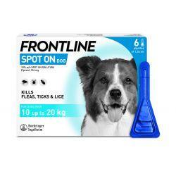 FRONTLINE Spot On Dog Medium - 6 pipettes, 6's