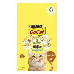 Go-Cat Chicken, Turkey mixed with Vegetables Dry Cat Food, 750g