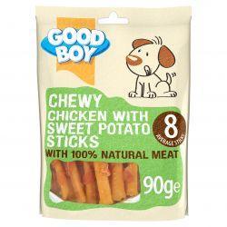 Good Boy Chewy Chicken & Sweet Potato Sticks, 90g