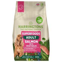Harringtons Adult Dog Grain Free Superfoods Salmon with Vegetables, 12kg