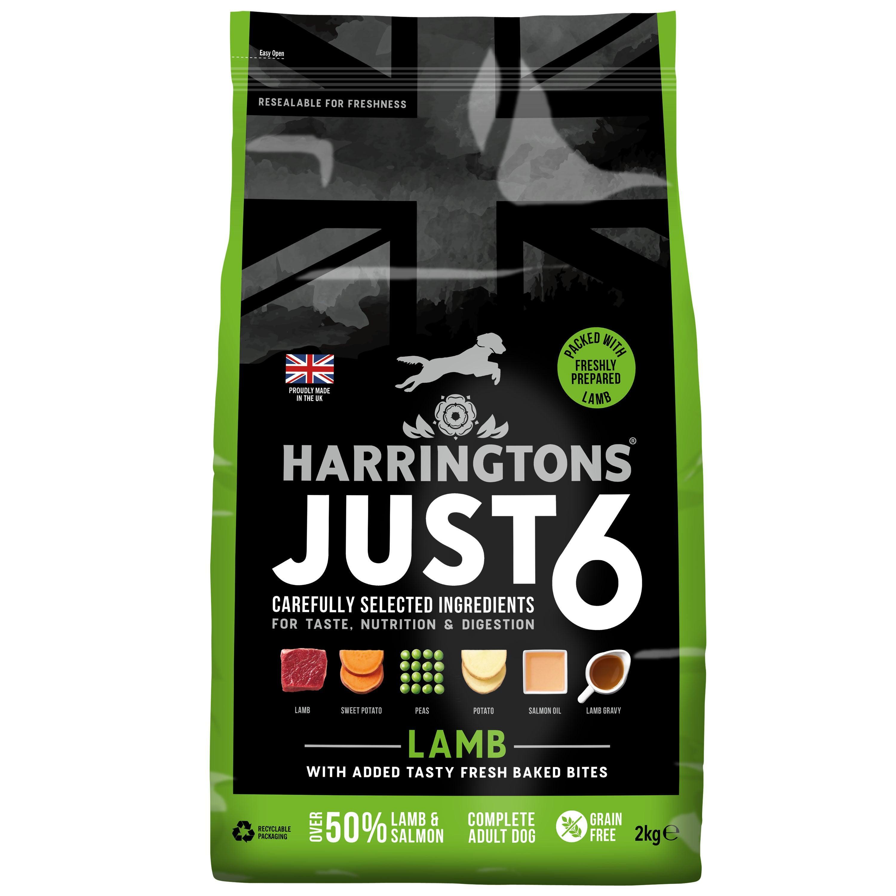 Harringtons Dog Just 6 Lamb 2kg