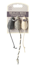 House of Paws Really Mice Rope Mice 3 Pack