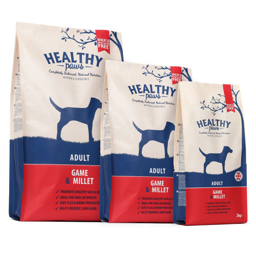 Healthy Paws Game & Millet Adult 6KG