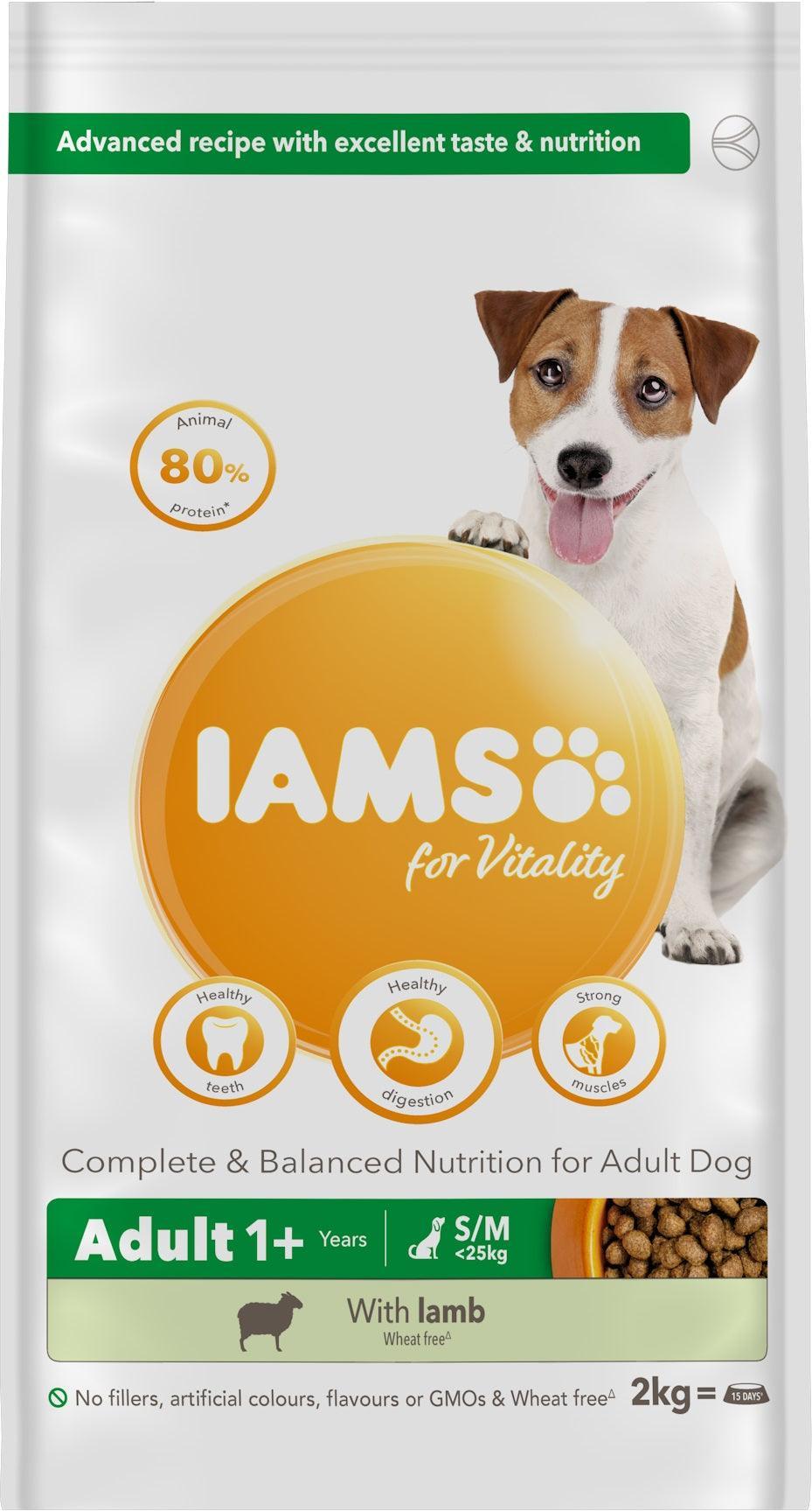 Iams Dog Adult Vitality Sml/Med Lb 2kg