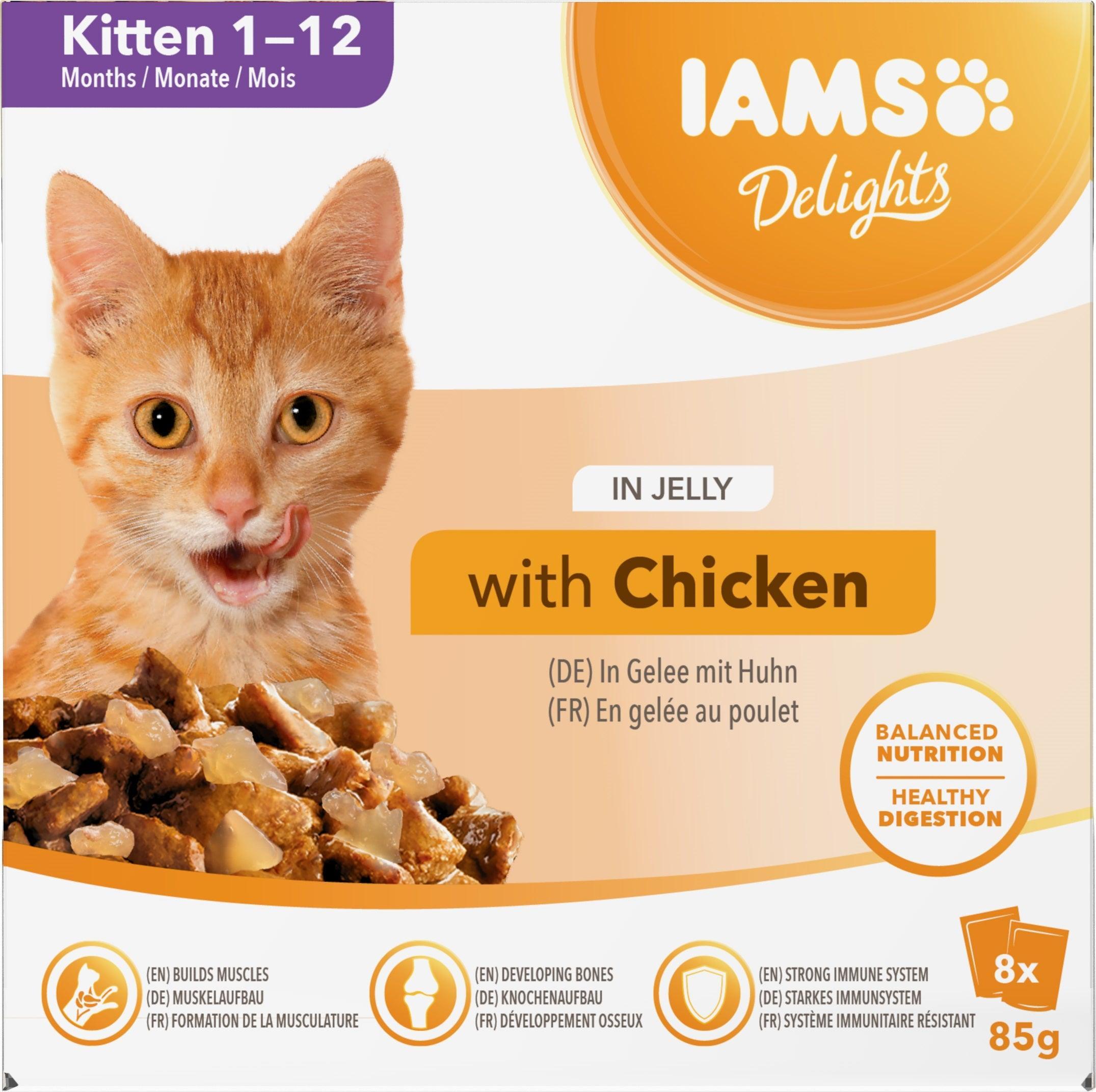 Iams Kitten Delight Chicken Jelly 85g