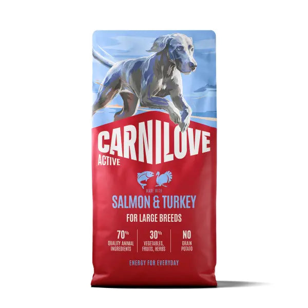 Carnilove Active Salmon & Turkey Junior Large Breed 4kg