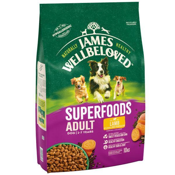 James Wellbeloved Dog Adult Superfoods Lamb