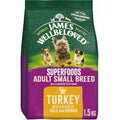 James Wellbeloved Superfoods Adult Small Breed Dry Dog Food Turkey with Kale & Quinoa, 1.5kg