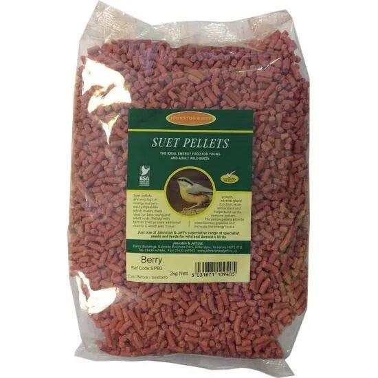 Johnston & Jeff Suet Pellets with Berries 2kg