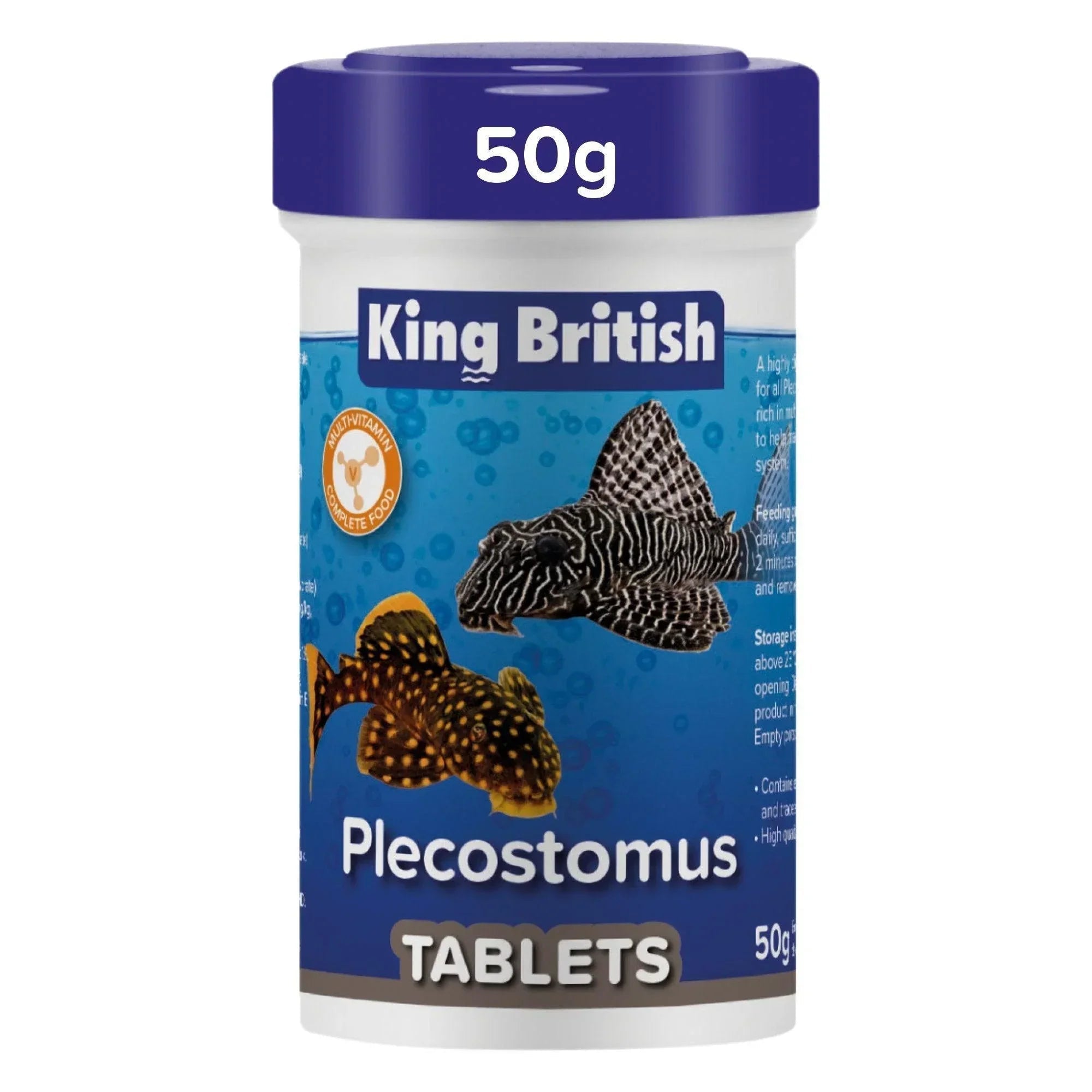 King British Plecostomus Food Tables 50g