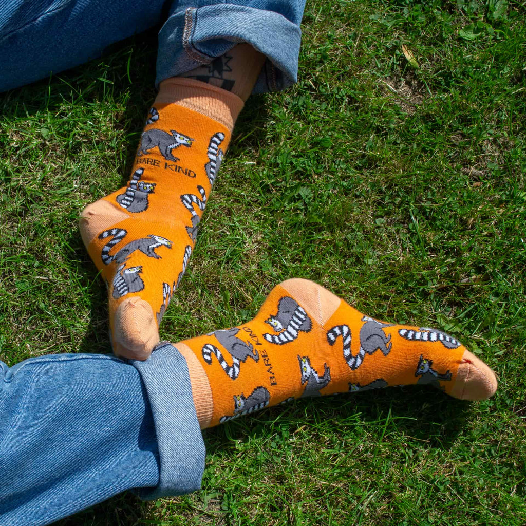 Orange Lover 3 Bamboo Sock Set