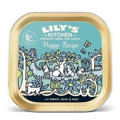 Lily's Kitchen Puppy Recipe Turkey, Duck & Kale Foil 150g