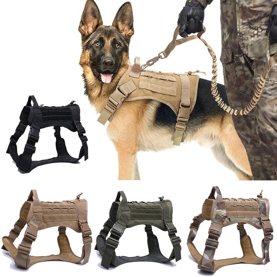 Military Grade Tactical Dog Harness Vest