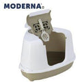 Moderna Corner Hooded Flip Loo Litter Tray
