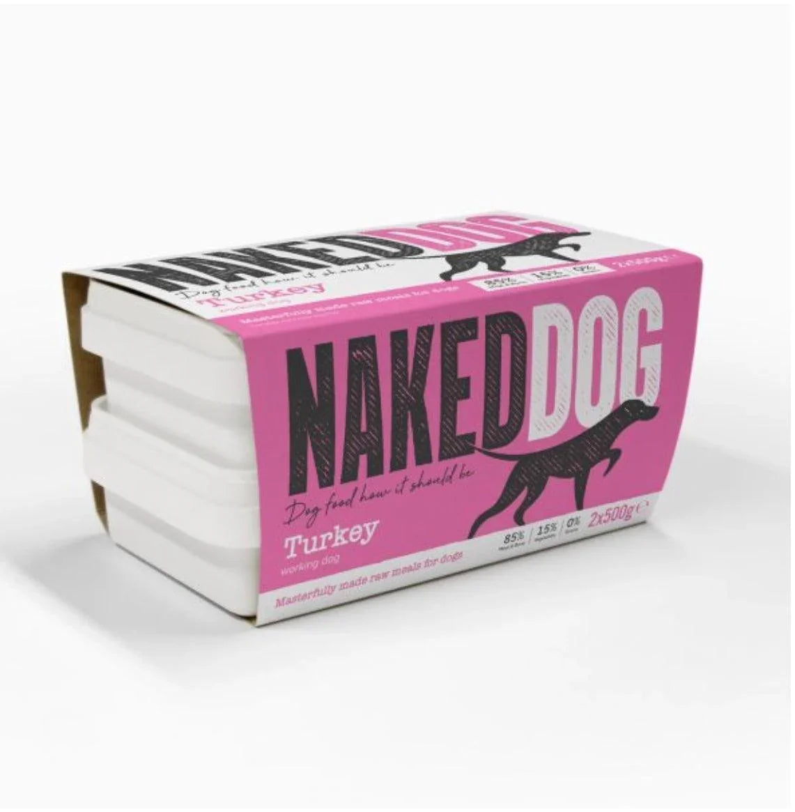 Naked Dog Original 85/15 Turkey 2x500g