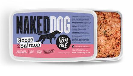 NAKED DOG Offal Free Goose & Salmon 2 x 500g