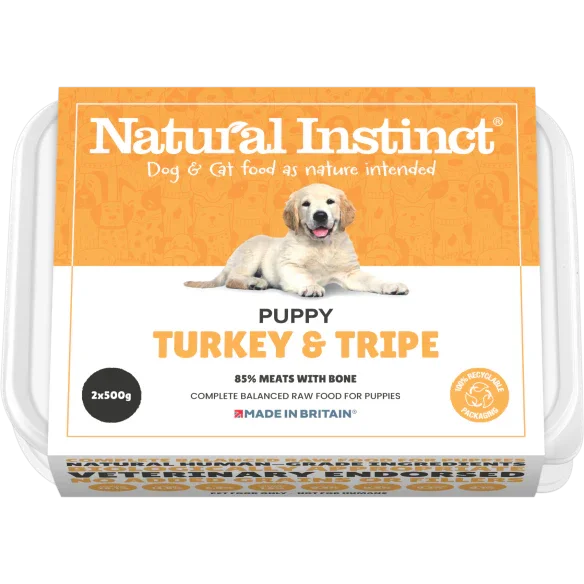 Natural Instinct Puppy (Turkey & Tripe) 2x500g