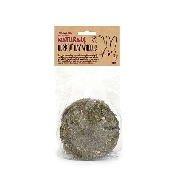 Naturals Herb 'n' Hay Wheel 2pc