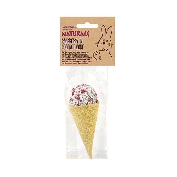 Naturals Rasbery 'n' Coconut Cone 70g