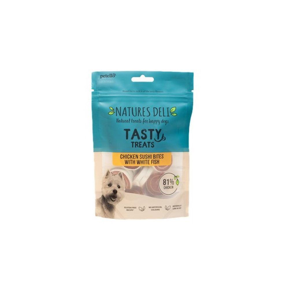Natures Deli Chicken and Fish Sushi Bites 100g