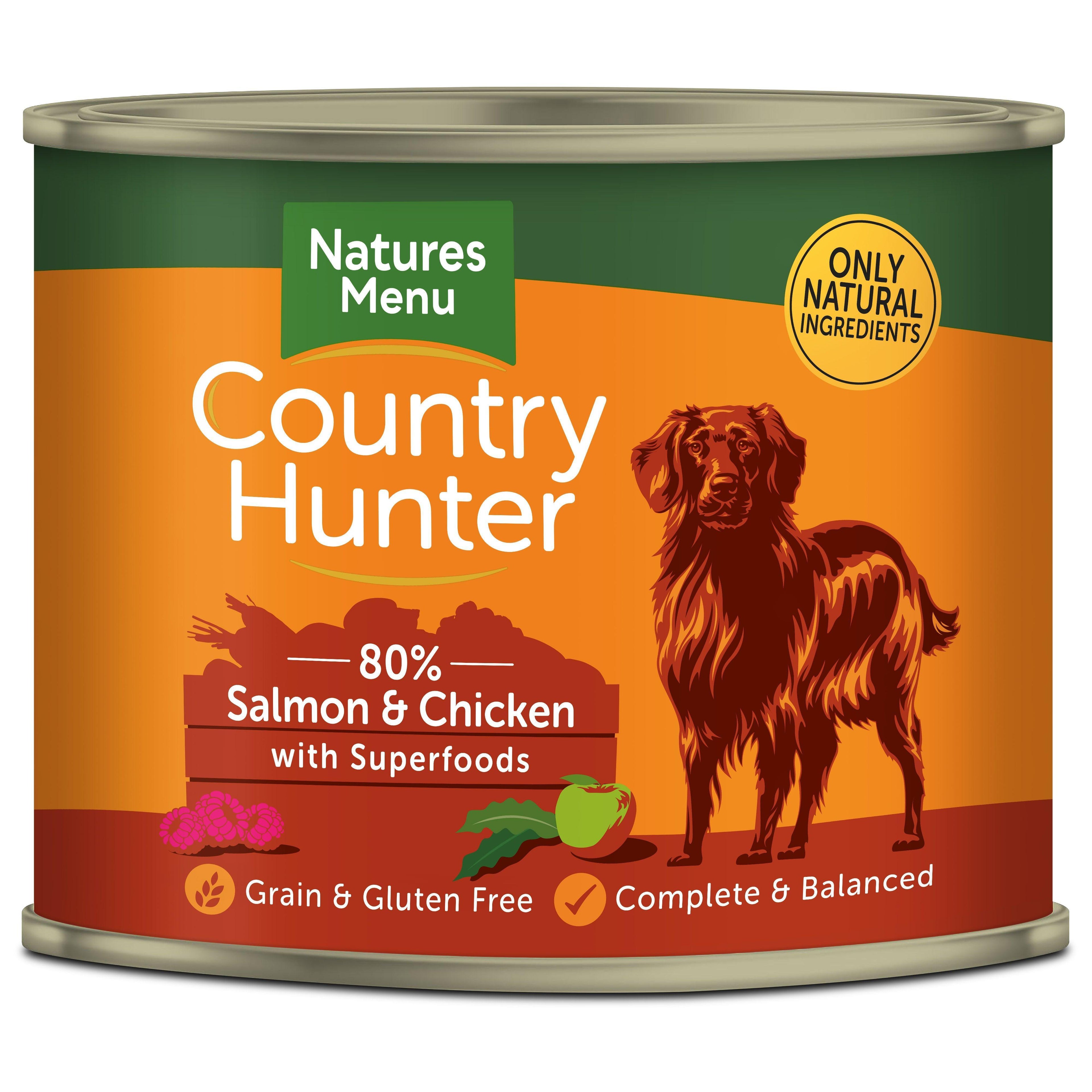 Natures Menu Country Hunter Dog Tins Sal&C 600g