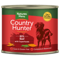 Natures Menu Ctry Hunter Dog Tins Beef 600g