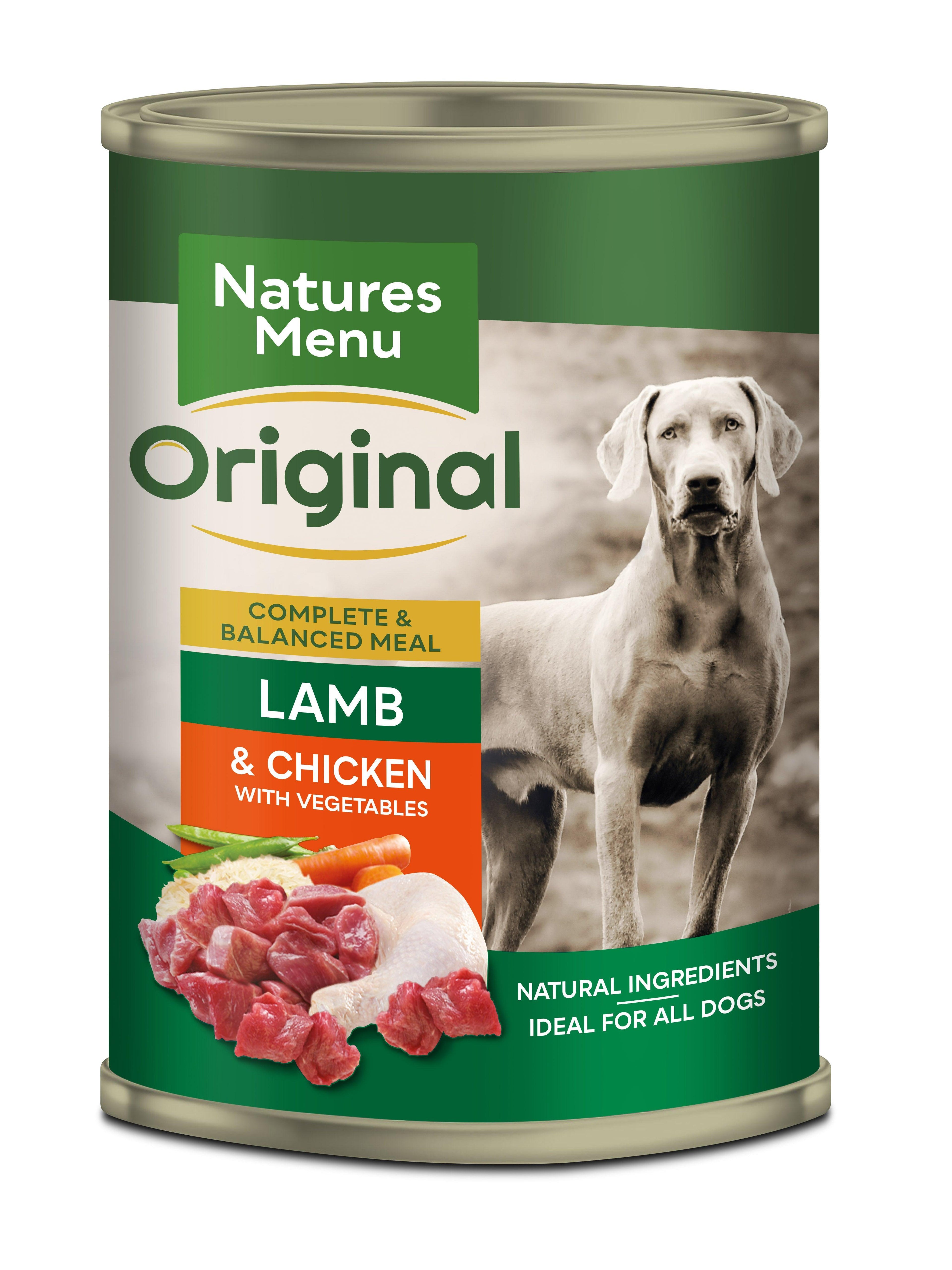 Natures Menu Dog Tins Lamb&Chicken 400g