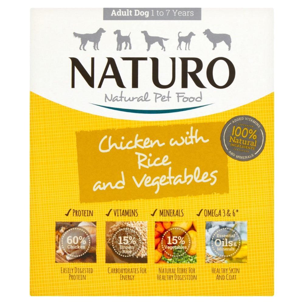 Naturo Adult Chicken with Rice & Veg Tray 400g